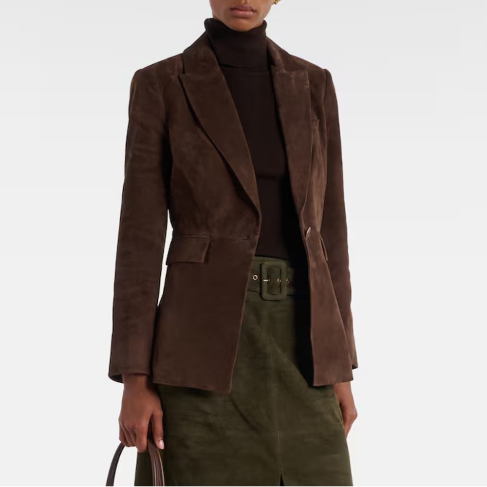 Veronica Beard Duane suede blazer - Picture 2 of 12